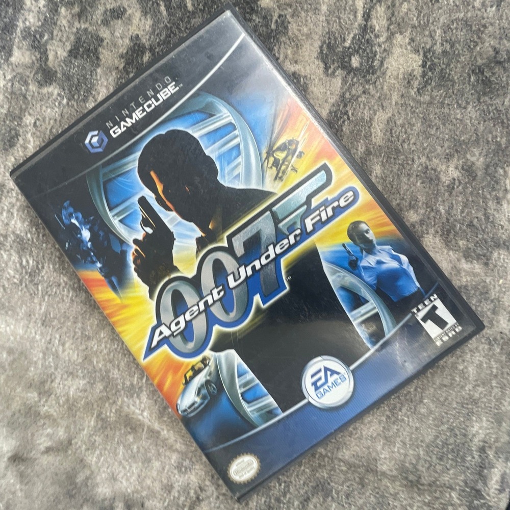 James Bond 007 Agent Under Fire Nintendo GameCube Video Game Black Label EA